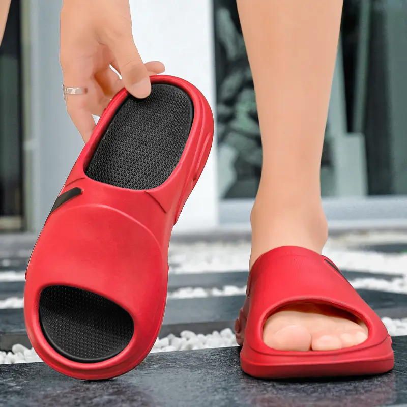 New Summer Anti-Slip Eva Platform Soft Sole Slides Flip-flops Men's Massage Slippers Indoor Outdoor Sandals Beach Casual Shoes
