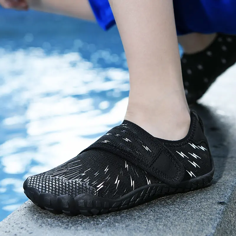 New Children Boys and Girls Beach Quick Diving Shoes Qianjiang Swimming Shoes Indoor Fitness Floor Shoe Bathroom Shoes 28-38#