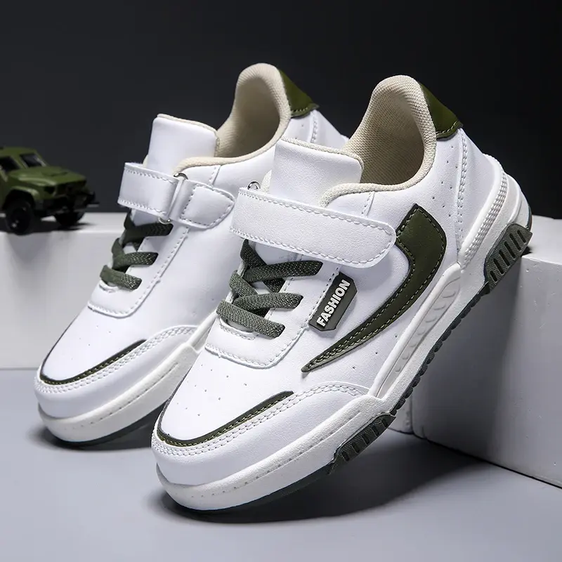 Spring and Summer Running Sneakers for Kids Non-slip Shoes for Boys Leather Kids Tennis Hugh Fashion Mesh Kids Shoes Sneakers