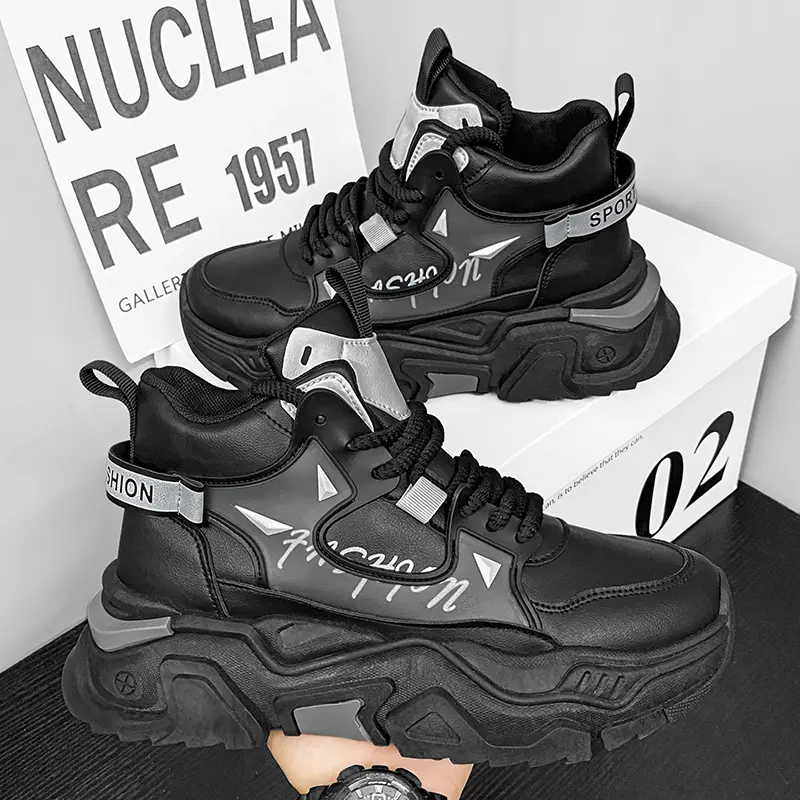 Men Boots Men Ankle Boots Summer Outdoor Sneakers Booties Winter Comfort High Top Shoes for Men Platform Work Boots Botas Hombre