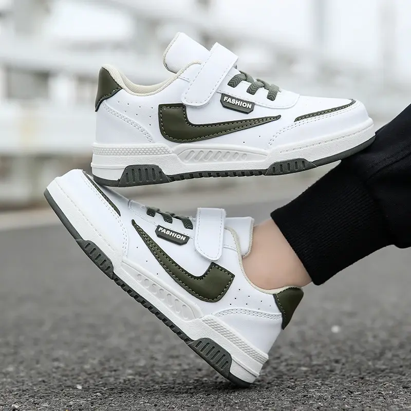 Spring and Summer Running Sneakers for Kids Non-slip Shoes for Boys Leather Kids Tennis Hugh Fashion Mesh Kids Shoes Sneakers