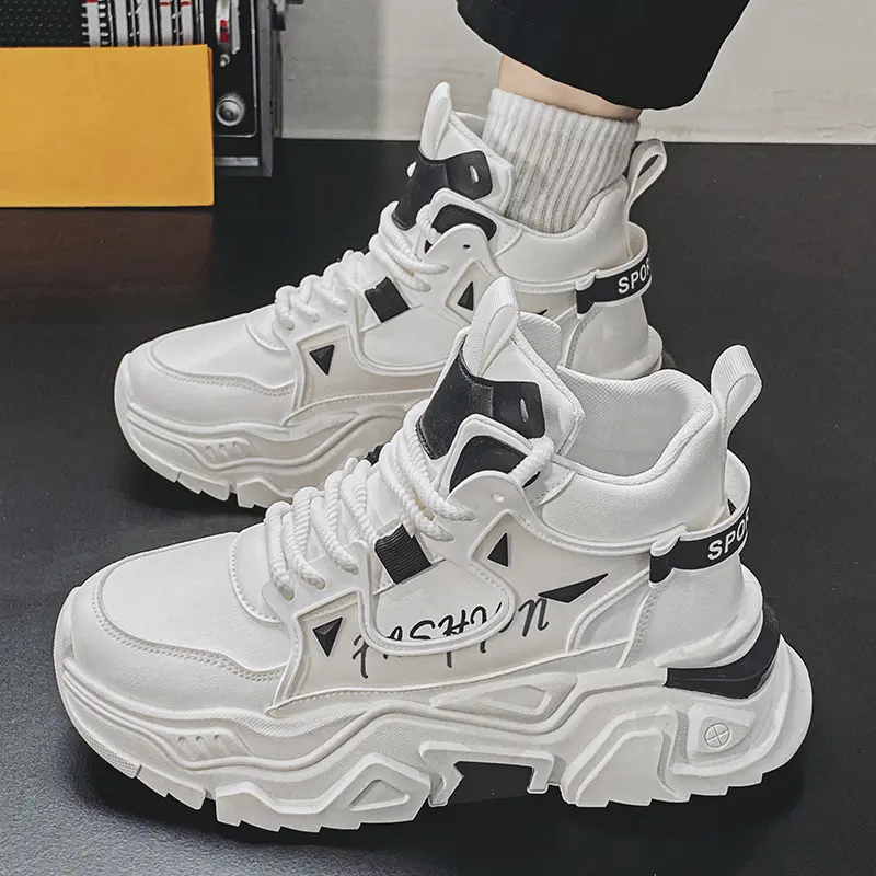 Men Boots Men Ankle Boots Summer Outdoor Sneakers Booties Winter Comfort High Top Shoes for Men Platform Work Boots Botas Hombre