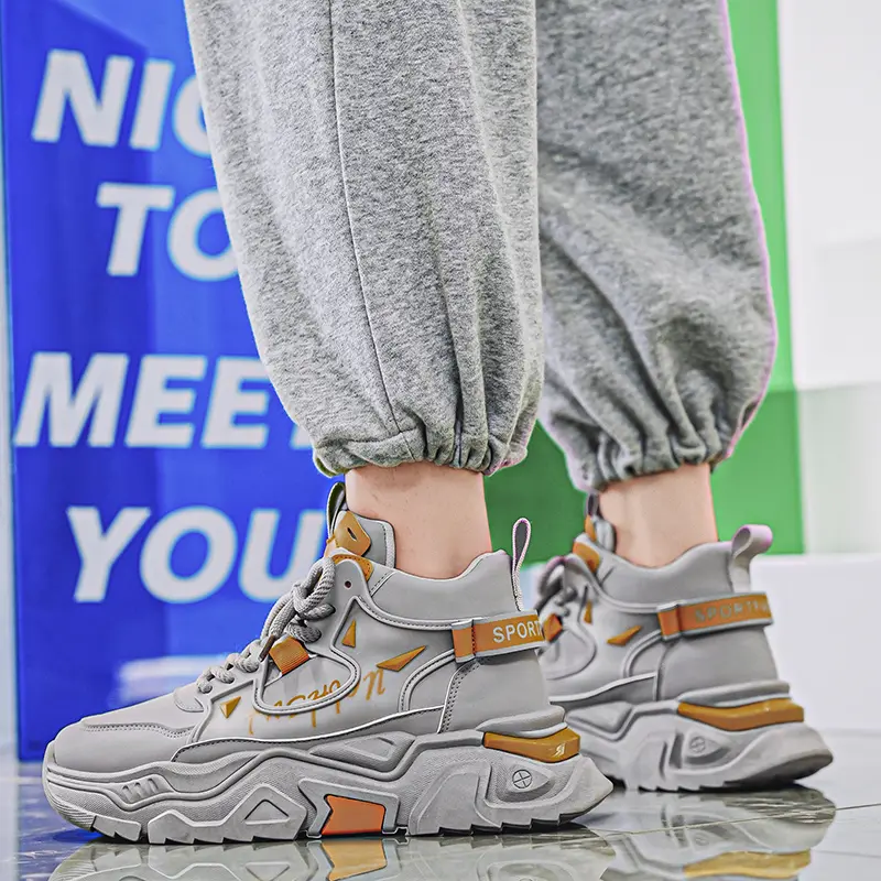 Men Boots Men Ankle Boots Summer Outdoor Sneakers Booties Winter Comfort High Top Shoes for Men Platform Work Boots Botas Hombre