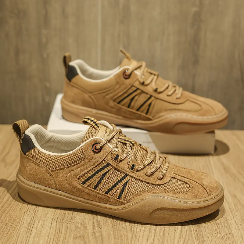 Men's Tennis Sneakers Flat Men's Fashion Color Mix Lace-up Vulcanized Shoes Spring and Summer Men's Outdoor Sneakers zapatillas