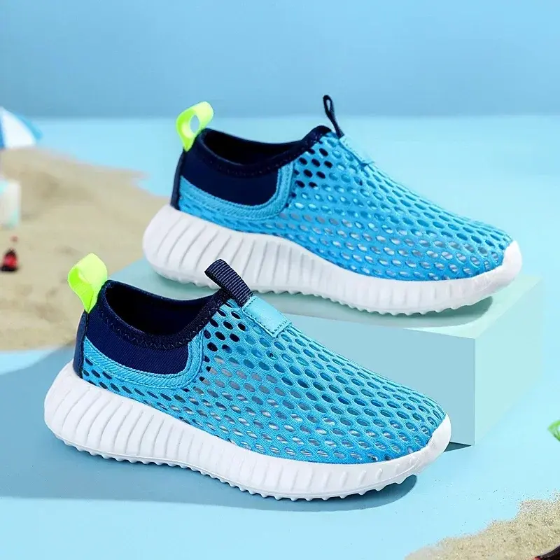 Summer Tennis Girl Sports Shoes for Children Mesh Breathable Trainers Fashion Boys Sneakers Kids Running Shoes Zapatillas Niño 8