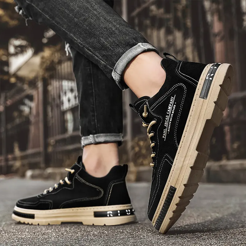 Mens Casual Summer Sneakers Outdoor Platform Hiking Shoes Fashion Luxury Leather Loafers Tennis Ankle Boots Flat Trainers 2025