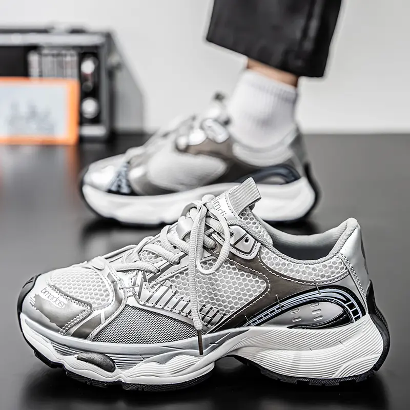 Men Running Shoes Casual Sneakers Mesh Breathable Sport Shoes for Men Tenis Lightweight Walking Sneakers Non-Slip baskets