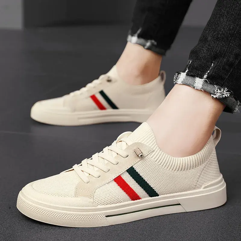 Fashion Sneakers for Men Luxury Light Mesh Breathable Outdoor Walking Loafers Male Flats Men‘s Casual Shoes Zapatos Para Hombres