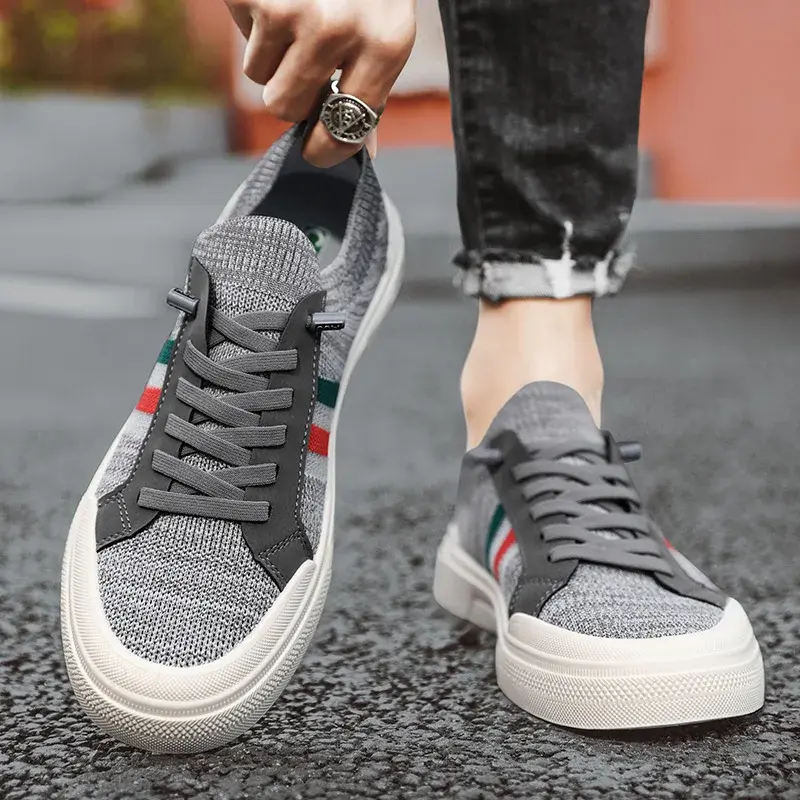Fashion Sneakers for Men Luxury Light Mesh Breathable Outdoor Walking Loafers Male Flats Men‘s Casual Shoes Zapatos Para Hombres