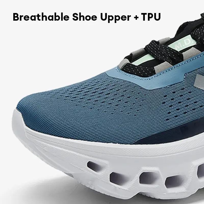 Men's Cushioning Running Shoes Outdoor Travel Walking Shoes Lightweight Athletic Casual Sneakers Male Non-Slip Sports Shoes