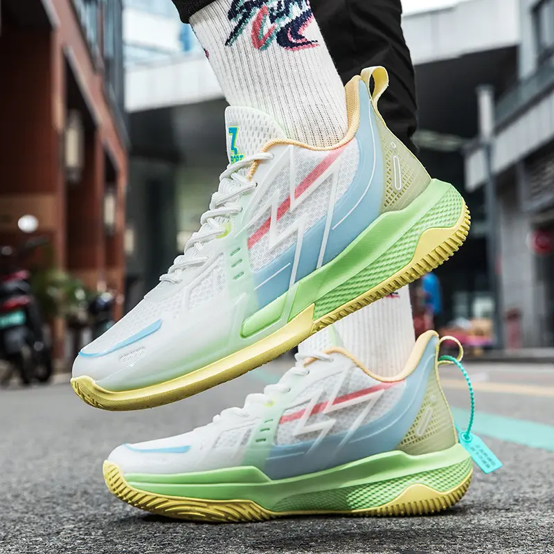 Men's Comfortable Breathable Padded Non-Slip 2024 New Outdoor Fitness Sports Fashion Running ShoesCool Basketball Shoes