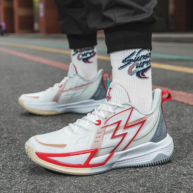 Men's Comfortable Breathable Padded Non-Slip 2024 New Outdoor Fitness Sports Fashion Running ShoesCool Basketball Shoes