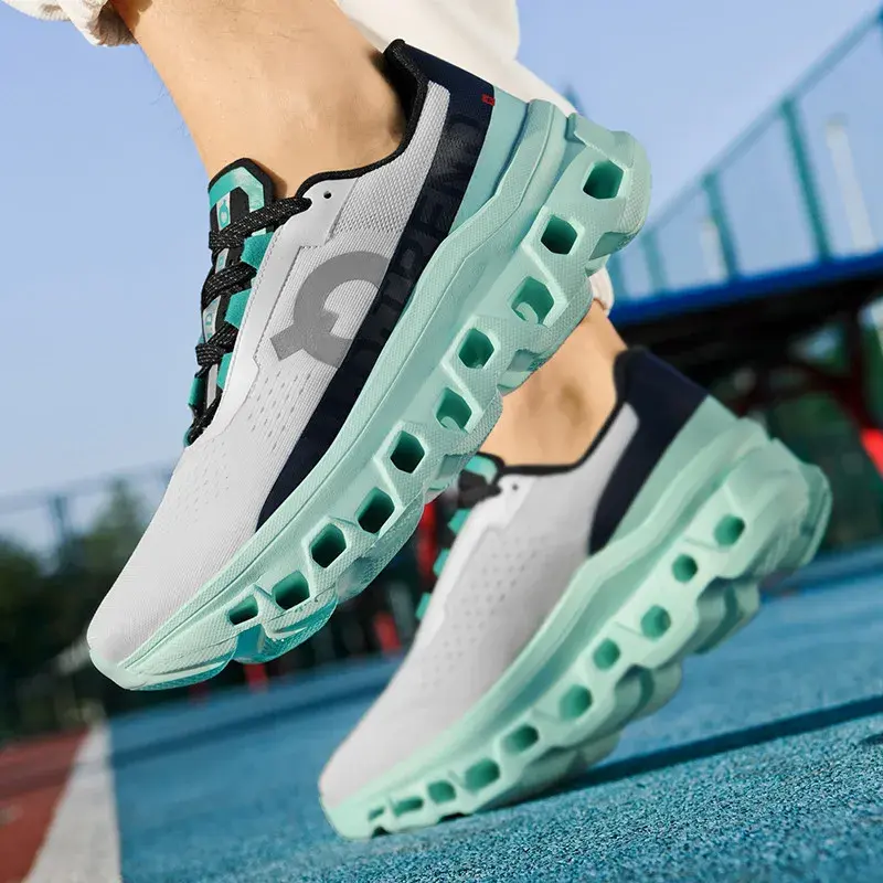 Men's Cushioning Running Shoes Outdoor Travel Walking Shoes Lightweight Athletic Casual Sneakers Male Non-Slip Sports Shoes