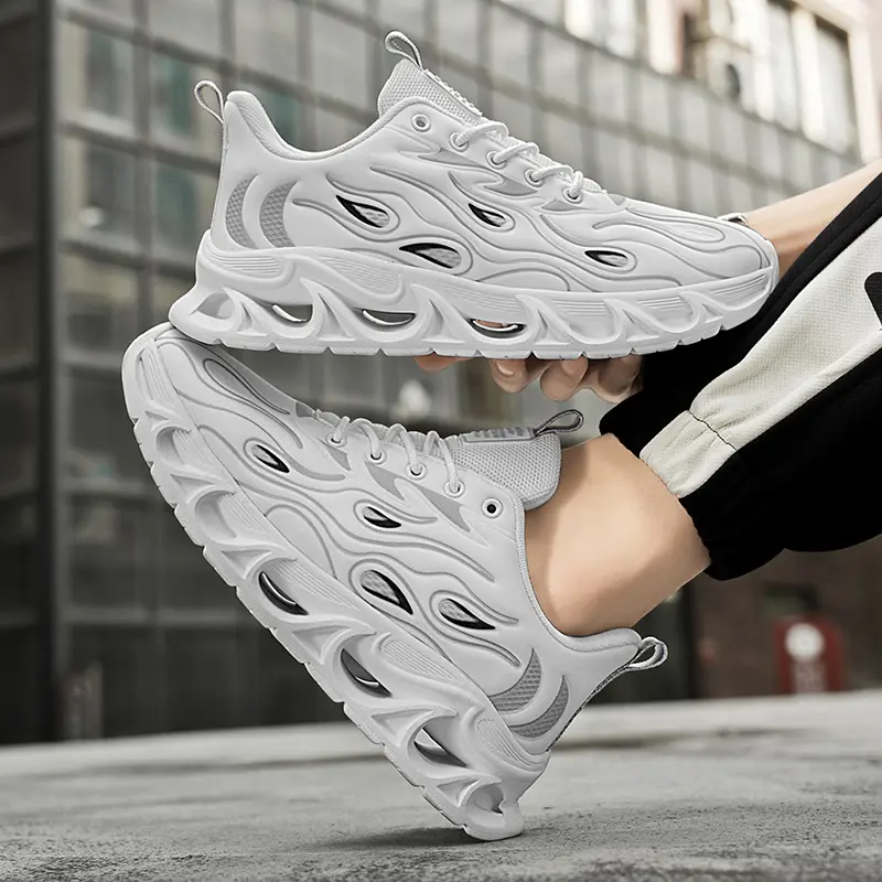 Running Shoes Men Field Training Flat Outdoor Sports Mesh Cushioning Casual Walking Shoes 2025 New Luxury Sneakers Man Zapatos