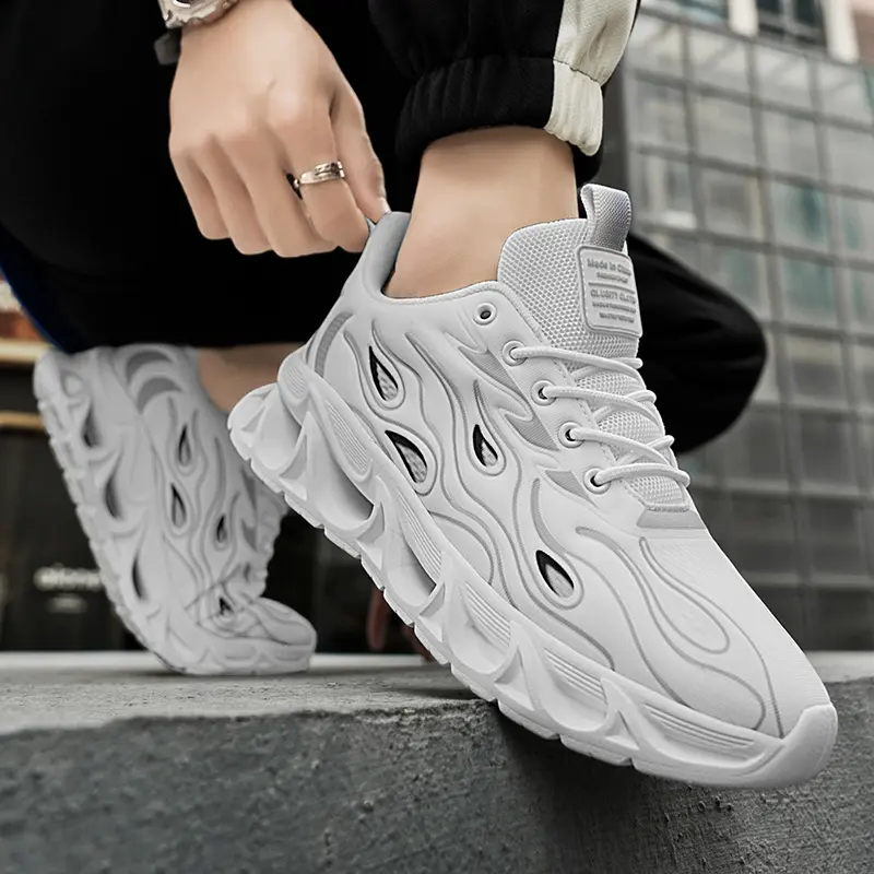 Running Shoes Men Field Training Flat Outdoor Sports Mesh Cushioning Casual Walking Shoes 2025 New Luxury Sneakers Man Zapatos