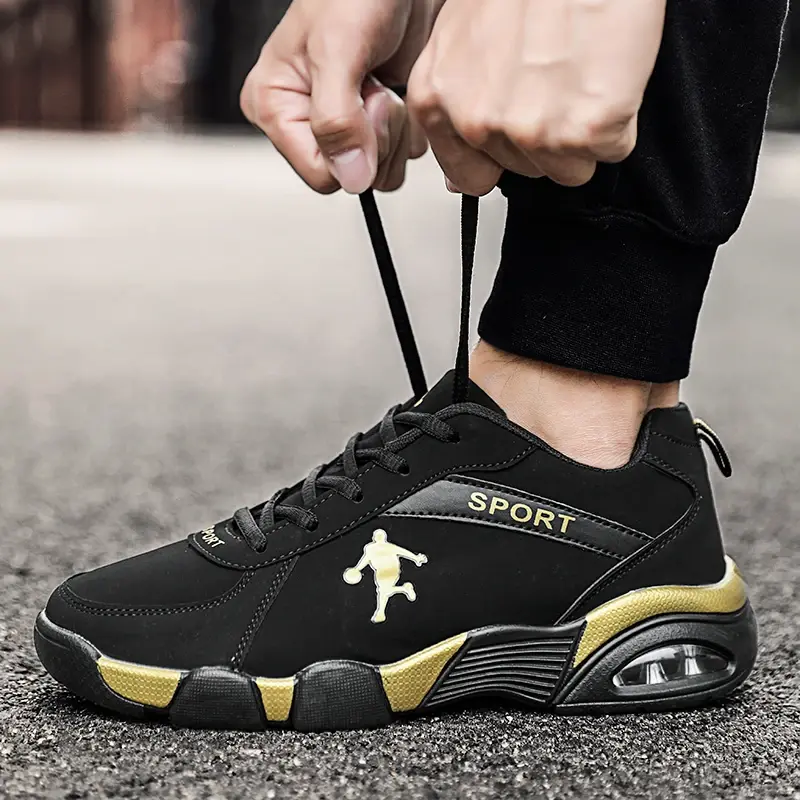 Outdoor Men's Running Sneakers Male Jogging TrainersTenis Masculino Zapatillas Hombre Comfortable Leather Mesh Walking Shoes