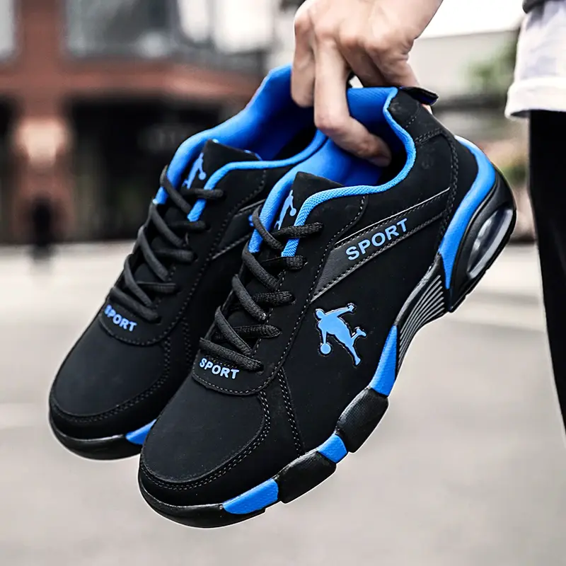 Outdoor Men's Running Sneakers Male Jogging TrainersTenis Masculino Zapatillas Hombre Comfortable Leather Mesh Walking Shoes