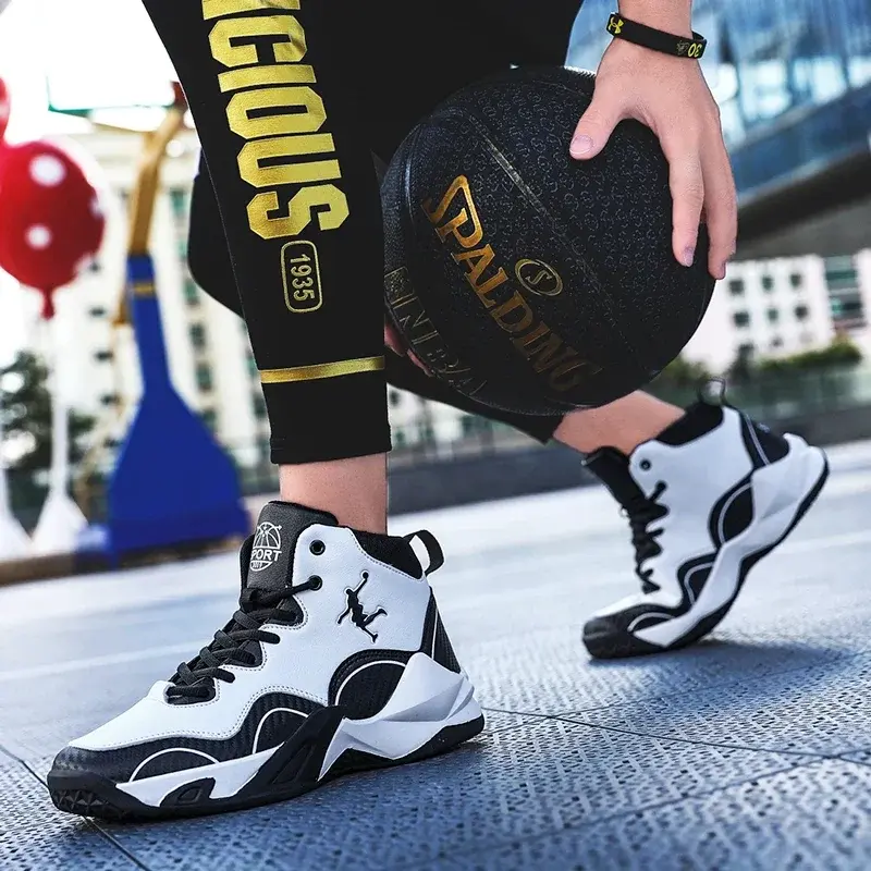 Kids Boy Breathable Basketball Woman Training Sneakers Zapatillas Men's Basketball Shoes High Top Basketball Shoes Outdoor 2025