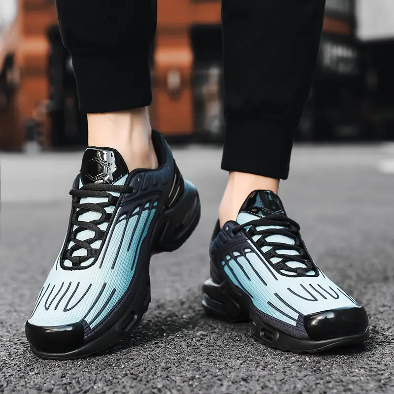 2025 New Summer Large Size Couple Air Cushion Running Shoes Men Casual Trendy Sport Shoes Breathable Walking Luxury Footwear