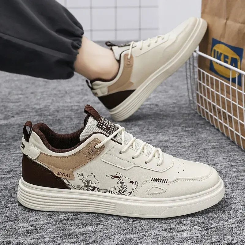 Sneakers Fashion Men Shoes Brand White Male Casual Shoes Platform Vulcanized Shoes Student Versatile Zapato Para Hombre Chunky