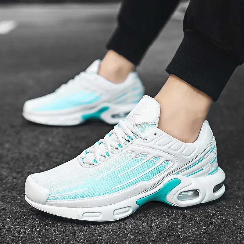 2025 New Summer Large Size Couple Air Cushion Running Shoes Men Casual Trendy Sport Shoes Breathable Walking Luxury Footwear