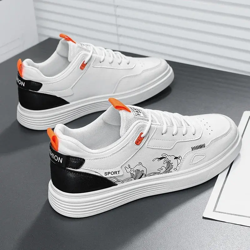 Sneakers Fashion Men Shoes Brand White Male Casual Shoes Platform Vulcanized Shoes Student Versatile Zapato Para Hombre Chunky