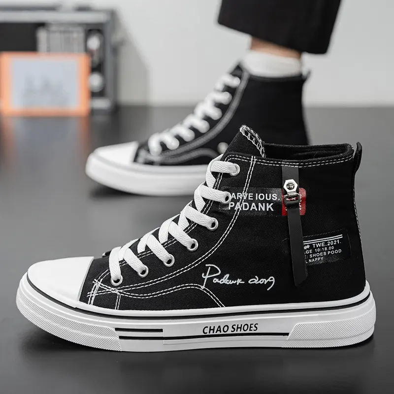 Men Sneakers Men Shoes Vulcanize Canvas Shoes High Top Sport Shoes Casual Breathable Platform Shoes Man Trainers Tenis Masculino