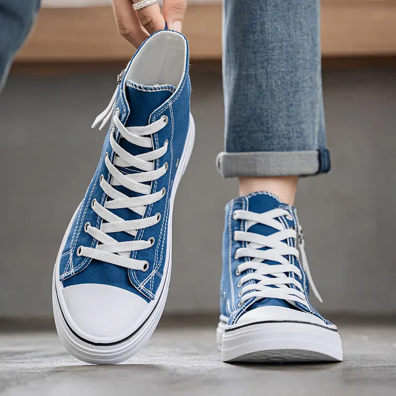 Men Sneakers Men Shoes Vulcanize Canvas Shoes High Top Sport Shoes Casual Breathable Platform Shoes Man Trainers Tenis Masculino