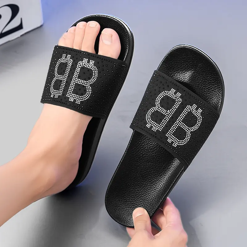 Summer Fashion Home Slippers Soft Sole Durable Plus Size Men's Shoes Outdoor Casual Beach Shoes Mens Lightweight Indoor Slippers
