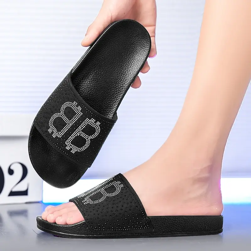 Summer Fashion Home Slippers Soft Sole Durable Plus Size Men's Shoes Outdoor Casual Beach Shoes Mens Lightweight Indoor Slippers