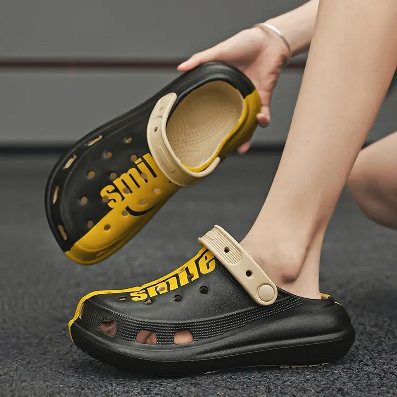 Trendy Couple Style Holiday Shoes Plus Size Summer Beach Sandals Wear Resistant Flip Flops Casual Slippers for Men Flip-flops