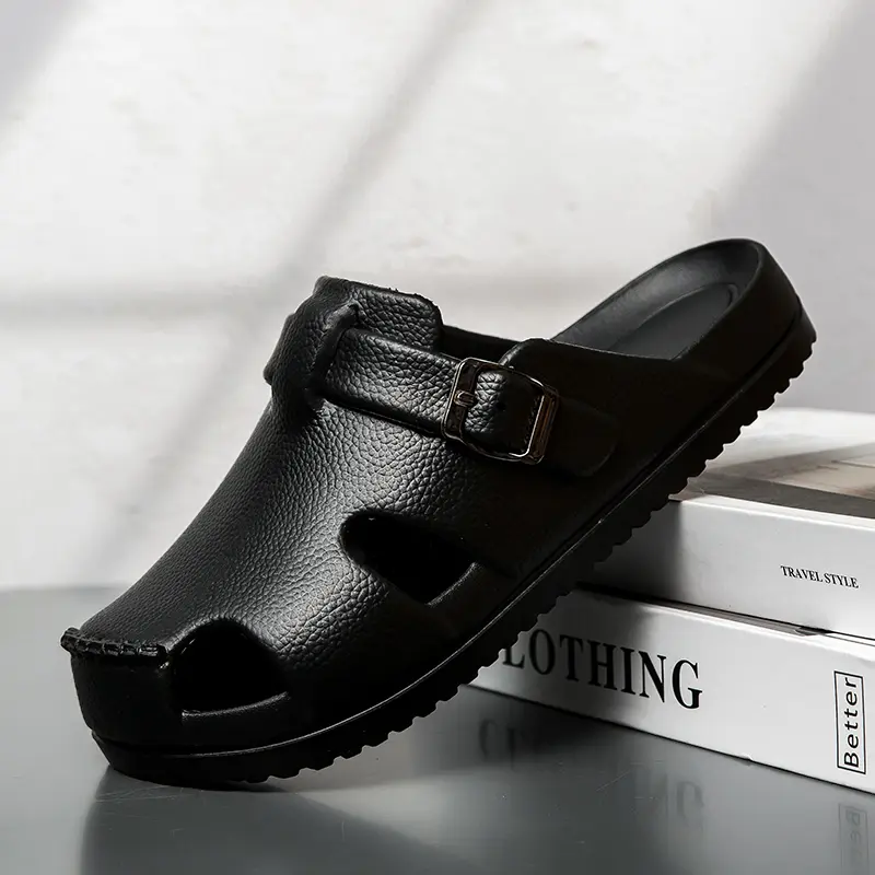 Summer Men Massage Slippers Sides 2025 Outdoor Sandals Beach Casual Shoes Soft Sole Slides Men Flip-flops Men's Sandals Comfy