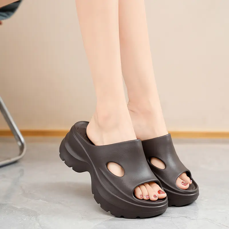 Summer Women Thick Bottom Slippers Platform Non-Slip Home Sandals Fashion Comfortable Indoor Outdoor Slides Outdoor Walking Shoe