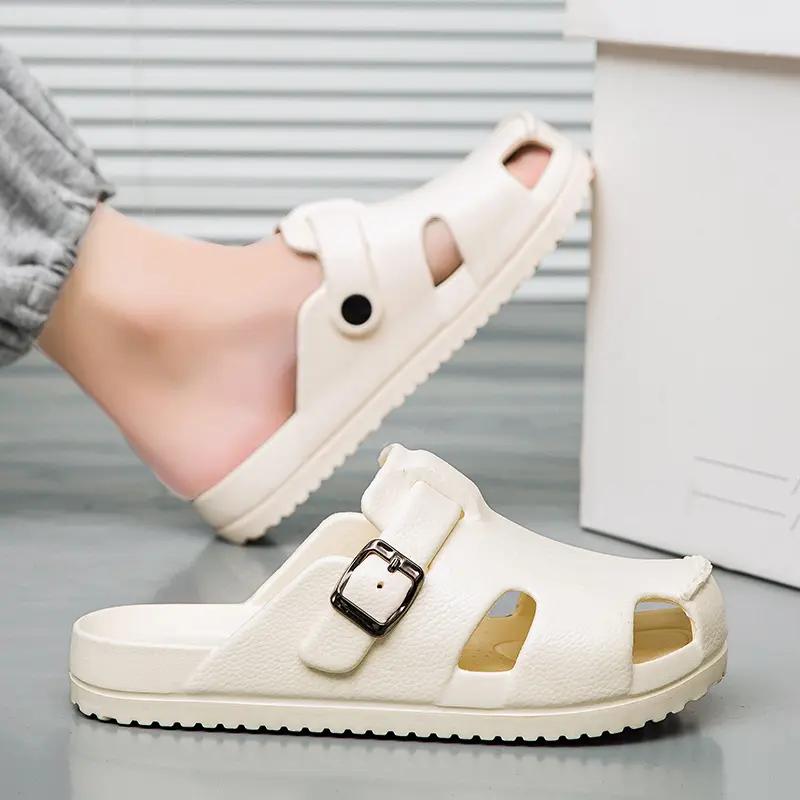 Summer Men Massage Slippers Sides 2025 Outdoor Sandals Beach Casual Shoes Soft Sole Slides Men Flip-flops Men's Sandals Comfy