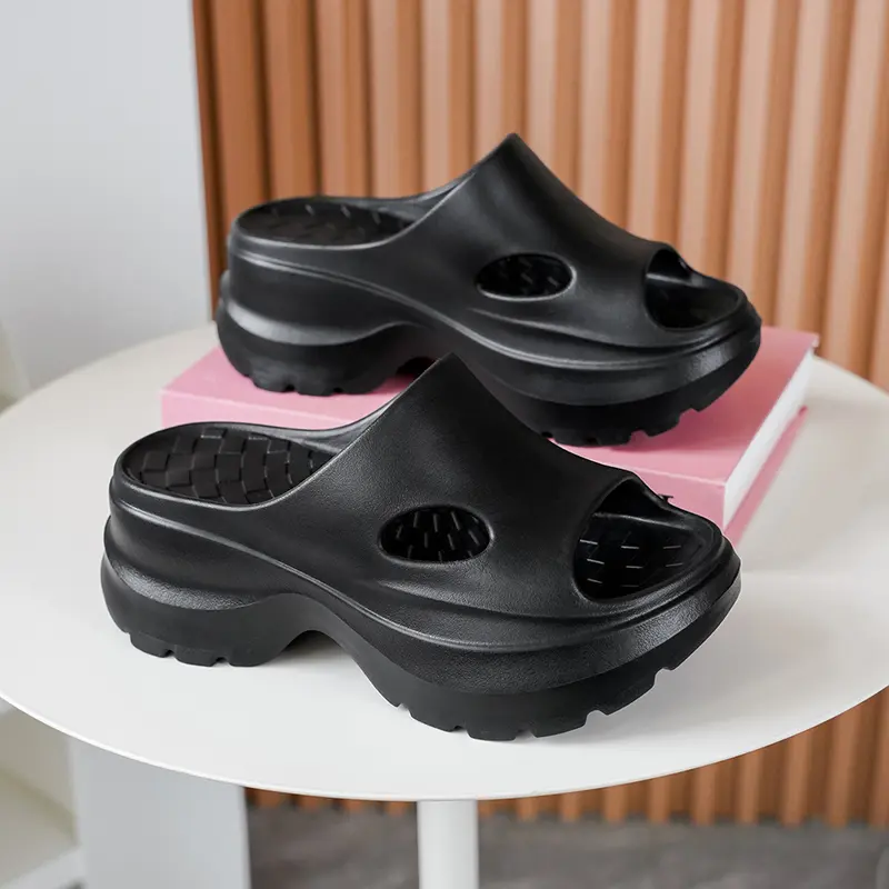 Summer Women Thick Bottom Slippers Platform Non-Slip Home Sandals Fashion Comfortable Indoor Outdoor Slides Outdoor Walking Shoe
