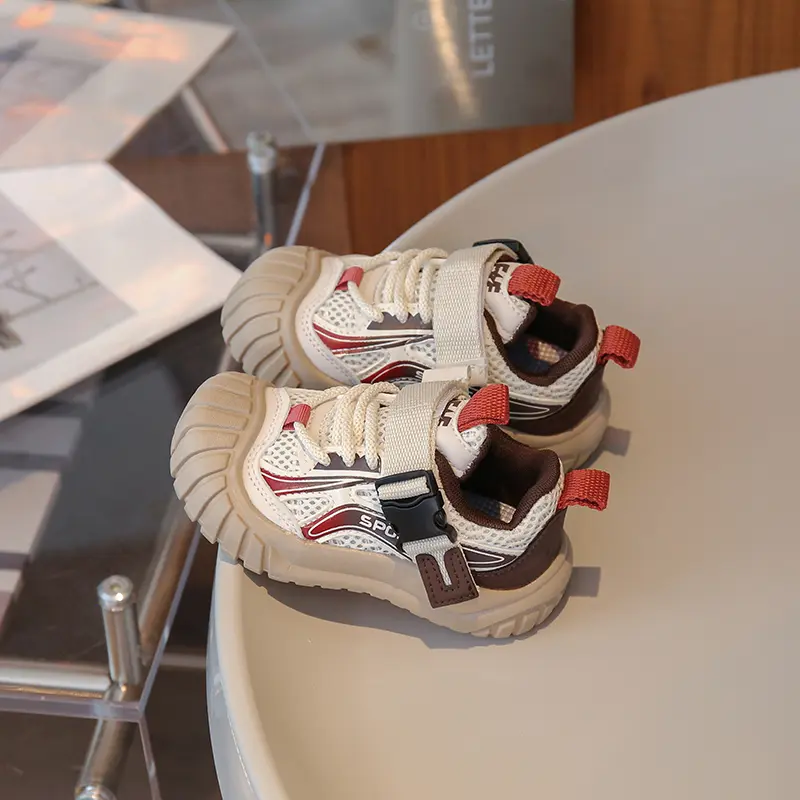 Baby Girls Anti Slip Soft Sole Toddler Kids Shoes Breathable Mesh Infant Walking Shoes Boys Sneakers Children Casual Shoes