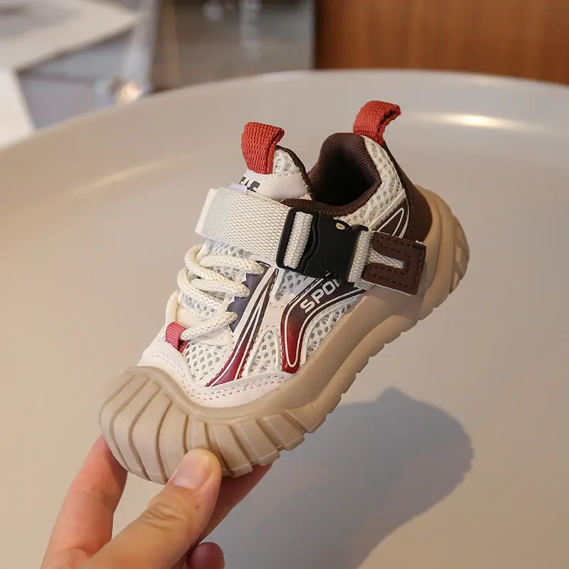 Baby Girls Anti Slip Soft Sole Toddler Kids Shoes Breathable Mesh Infant Walking Shoes Boys Sneakers Children Casual Shoes