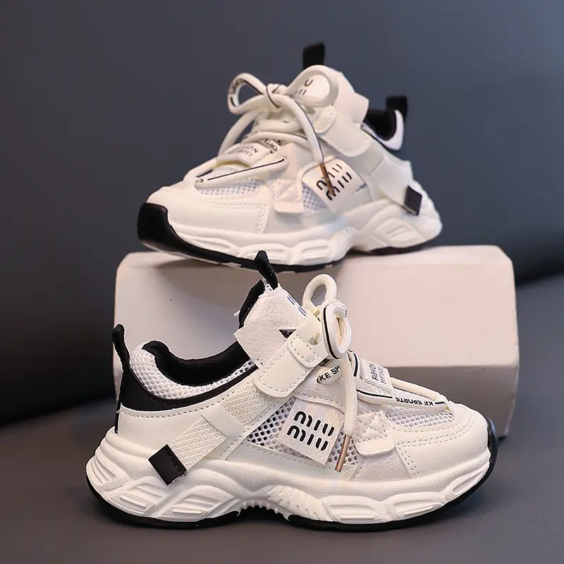 Kids Mesh Breathable Sports Shoe Lightweight Versatile Infant Boys Girls Baby Casual Shoes Spring Summer Children Running Shoes
