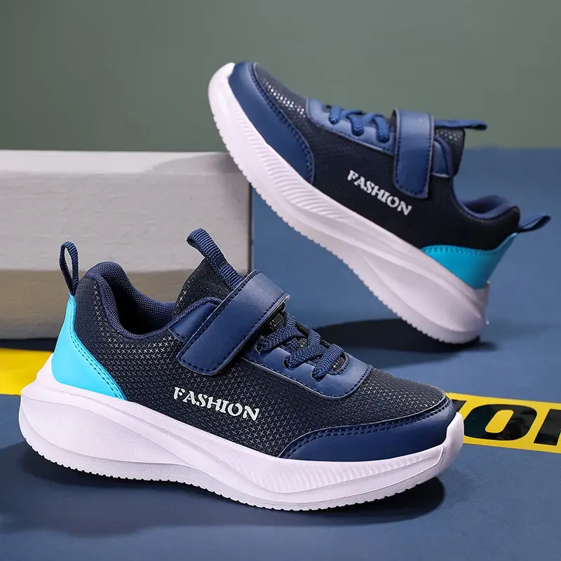 Childrens Breathable Summer Mesh Lightweight Running Shoes Sneakers Flat Soft Sole 2025 New Original Kids Shoes for Boys