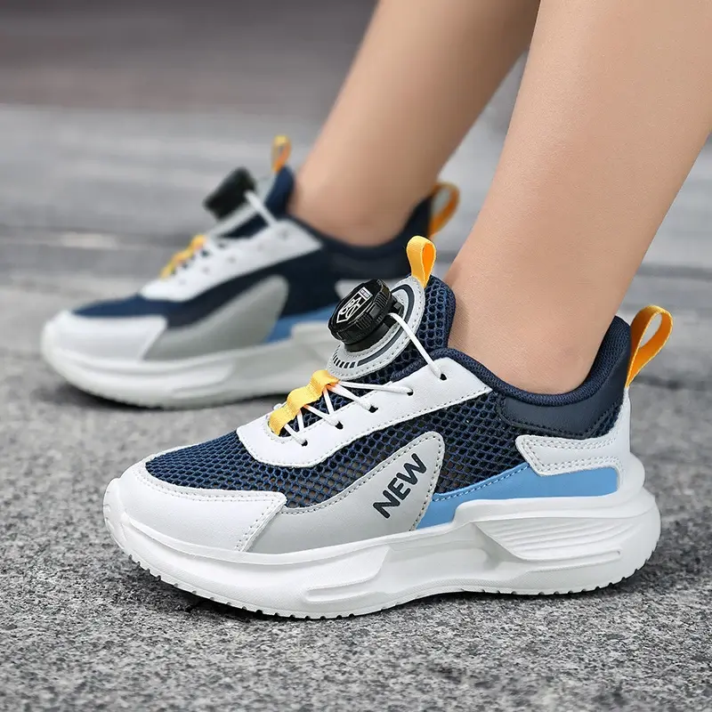 Children Lightweight Students School Summer Air Mesh Kids Shoe for Boys Sports Breathable Sneaker Size 28-39 Casual Shoes