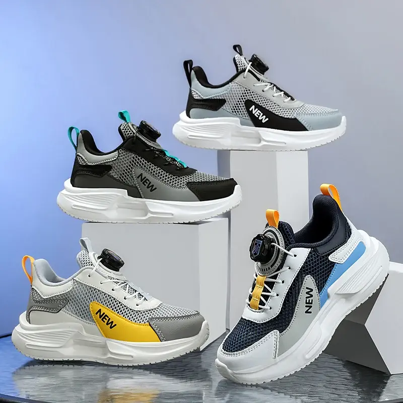 Children Lightweight Students School Summer Air Mesh Kids Shoe for Boys Sports Breathable Sneaker Size 28-39 Casual Shoes
