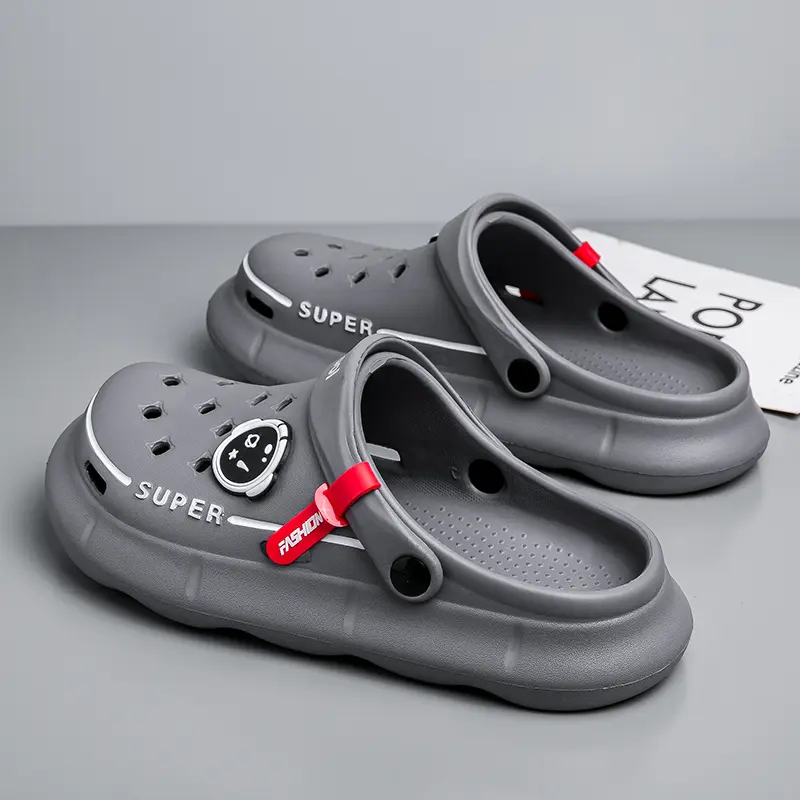 Unisex Casual Slippers Men Clogs Garden Lightweight Non Slip Slides Women Slippers Hollow Out Beach Sandals Adult Sandalias Homb