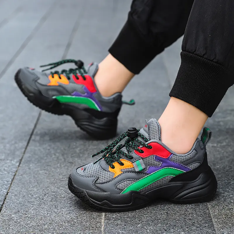 Hot Sale of The Season New Style Spring Summer Student Dad Shoes Boys Girls Fashionable Sports Sneakers Children's Running Shoes