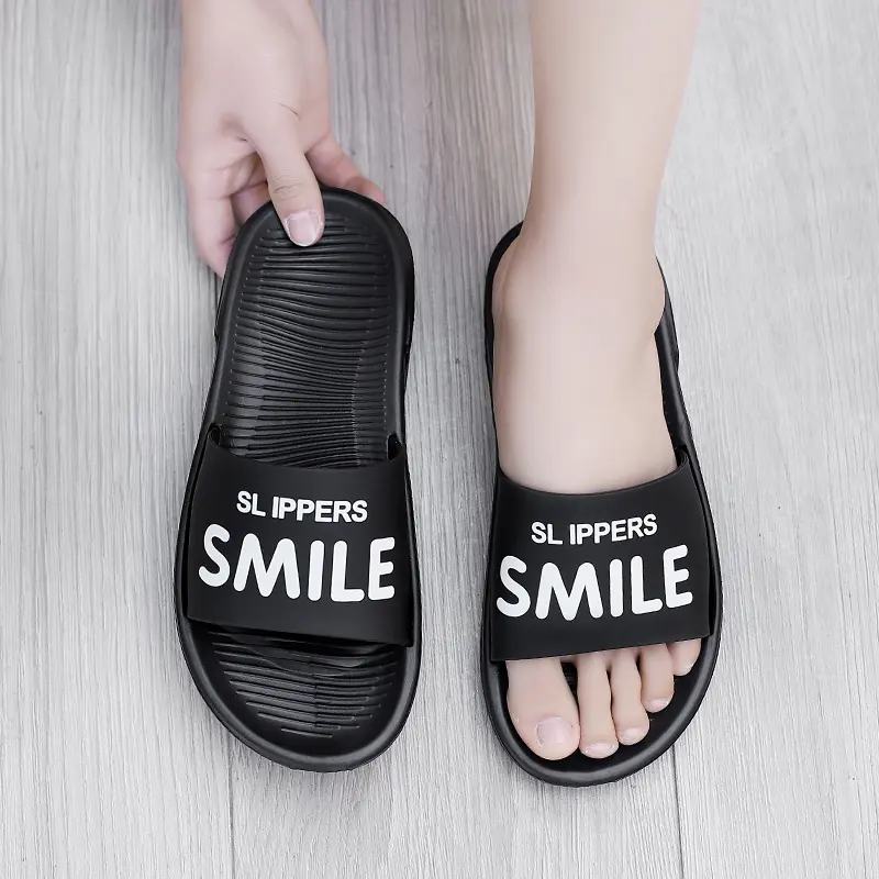 Summer Men Slippers Indoor Home Slides Bathroom Shoes Outdoor Garden Shoes Massage Clogs Male Beach Slippers Flip-Flops Mules 45