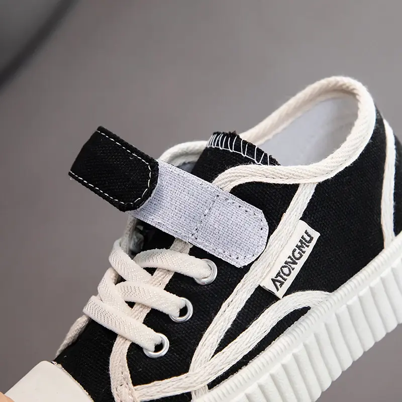 Children's Soft Sole Comfortable Cookie Shoes Canvas Shoes Boys and Girls Breathable Non-slip Leisure Sports Canvas Shoes