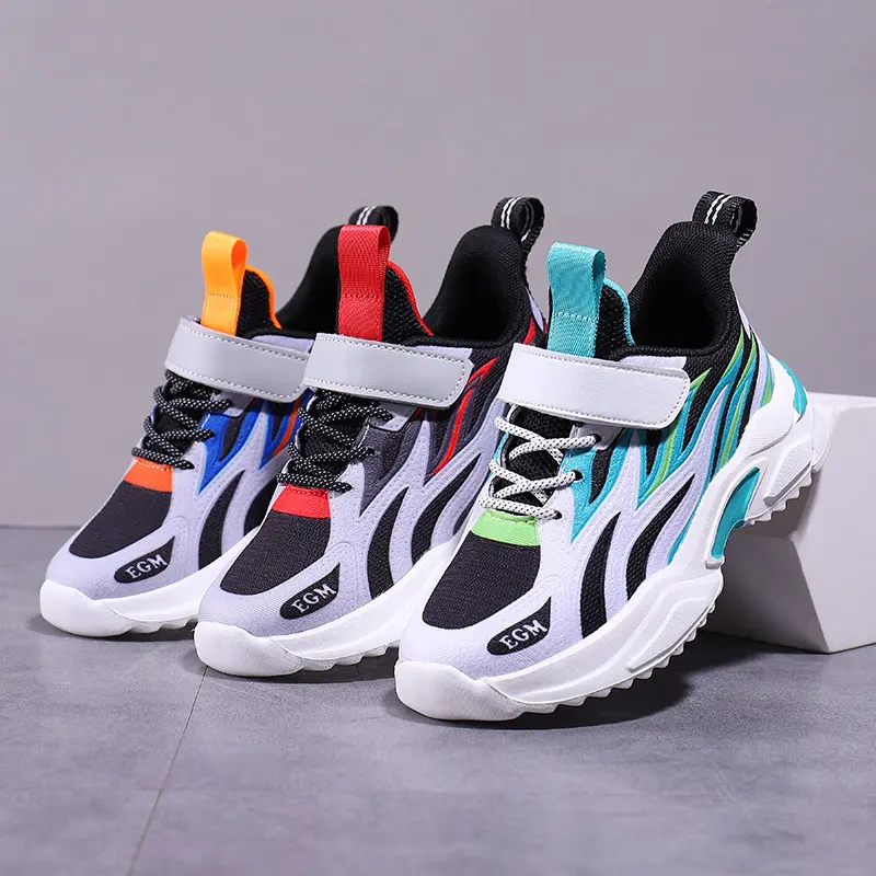 Original Outdoor Sports Tennis Shoes for Children Fashion Lightweight Kids Sneakers Mesh Breathable Non-slip Running Shoes