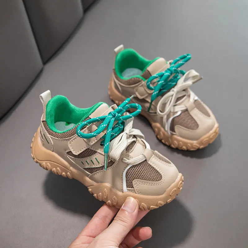 Ultra Boys' And Girls' Running Shoes Lightweight Soft Bottom Breathable Mesh Summer New Style Children's Sports Shoes tenis