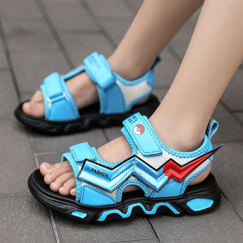 2025 Summer Light Breathable Sandals Boys Non-slip Teenager Tennis Shoes Baby Sandals Kids Cartoon Jelly Shoes Kids Casual Shoes