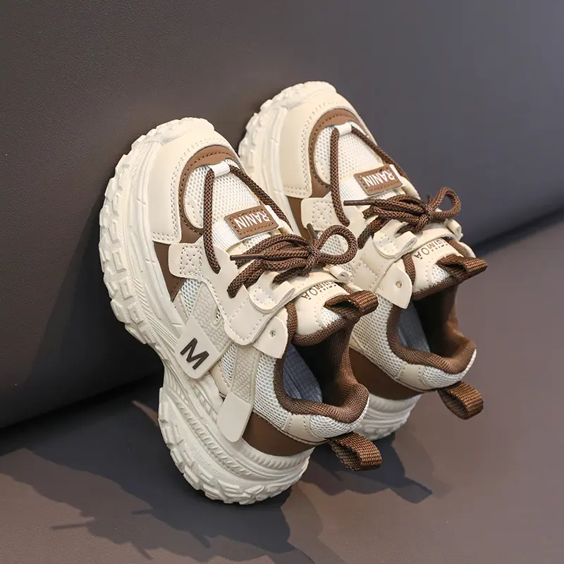 Fashion Breathable Kids Boys Non-slip Soft Soles Shoes Girls Sneakers with Light Running Shoes Summer Child Fashion Sport Shoes