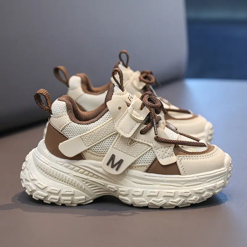 Fashion Breathable Kids Boys Non-slip Soft Soles Shoes Girls Sneakers with Light Running Shoes Summer Child Fashion Sport Shoes